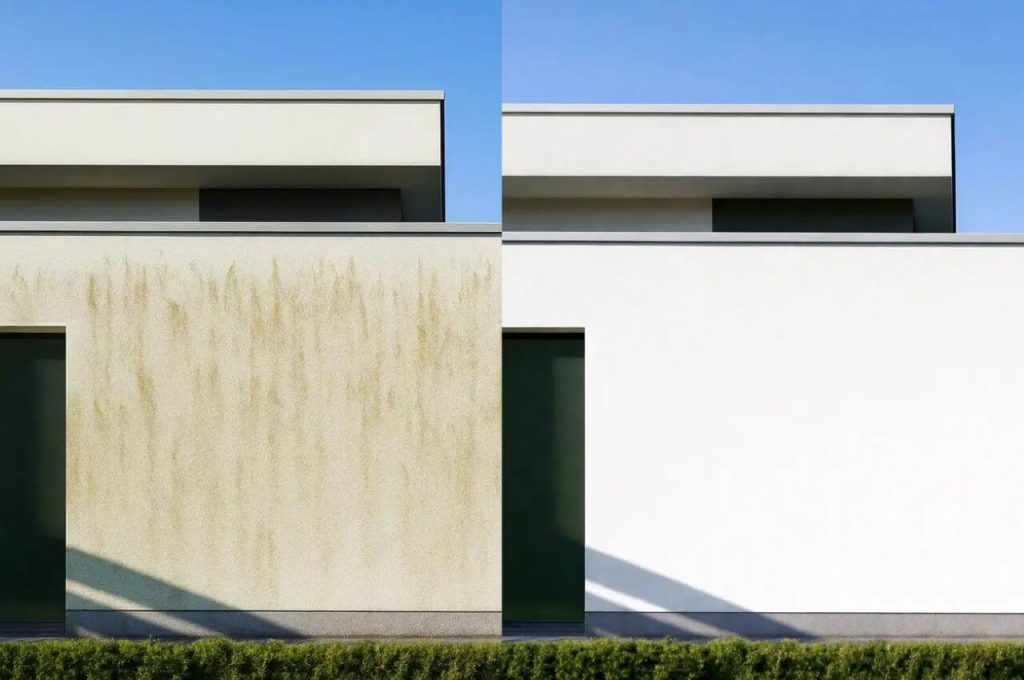 pranje fasade prije i poslije